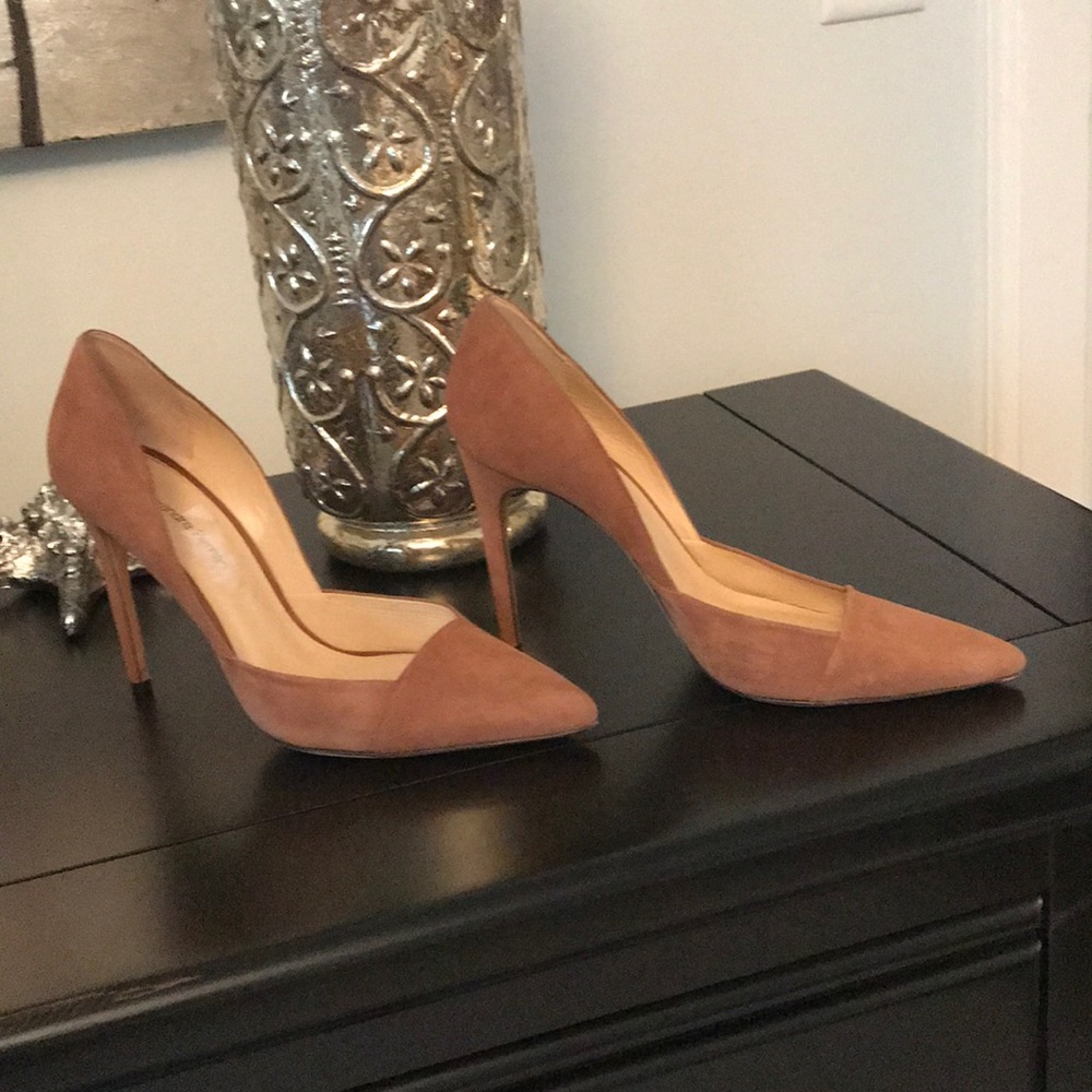 Alexandra Birman Camel Suede Pumps 37